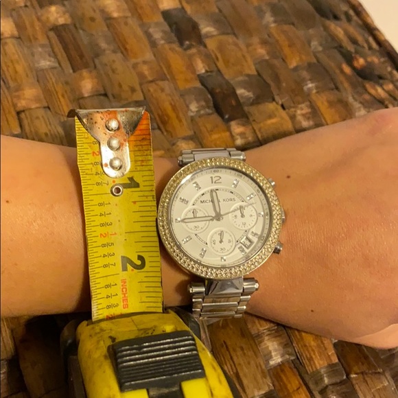 Michael Kors Jewelry - Michael Kors Parker Stainless Steel Accent Watch